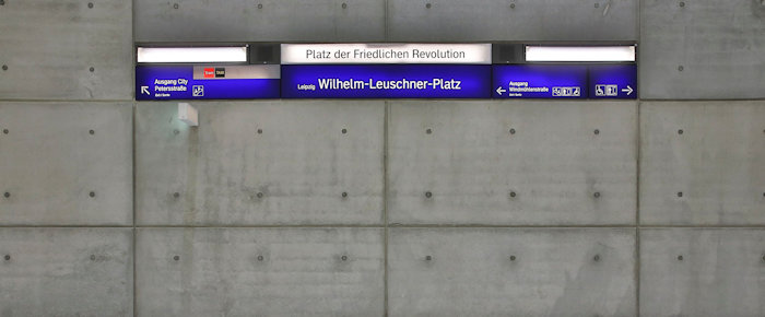 Station Leipzig Wilhelm-Leuschner-Platz, November 2013 (© Deutsche Bahn AG/Martin Jehnichen)